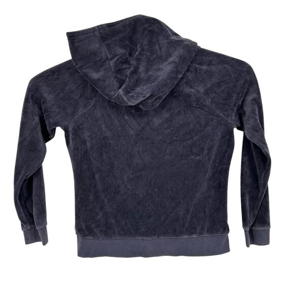 Women's Regal Blue Juicy Couture Velour Hoodie Sweatshirt and Joggers Set Sz L - Picture 4 of 11